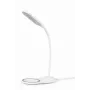 GEMBIRD Bureaulamp met draadloze oplader, Wit