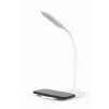 GEMBIRD Bureaulamp met draadloze oplader, Wit