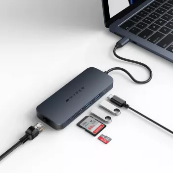 Targus HD4004GL Laptop-dockingstation/poortreplicator USB Type-C Blauw