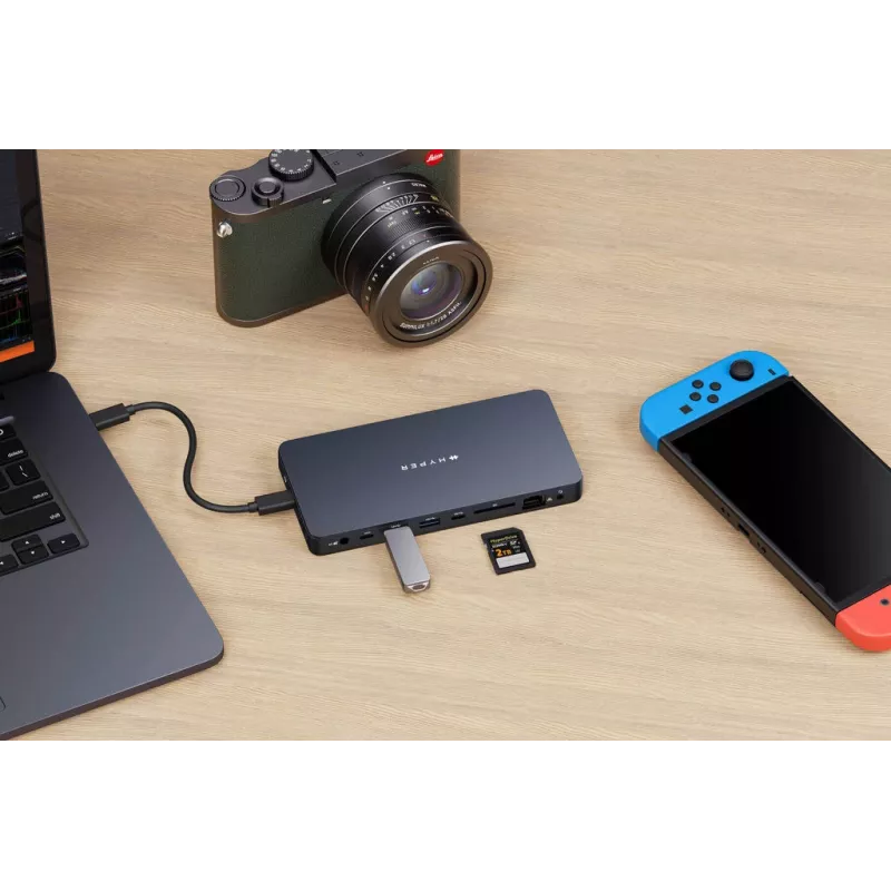 Targus HyperDrive Next Bedrade USB 3.2 Gen 2 (3.1 Gen 2) Type-C Blauw