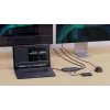 Targus HyperDrive Next Bedrade USB 3.2 Gen 2 (3.1 Gen 2) Type-C Blauw