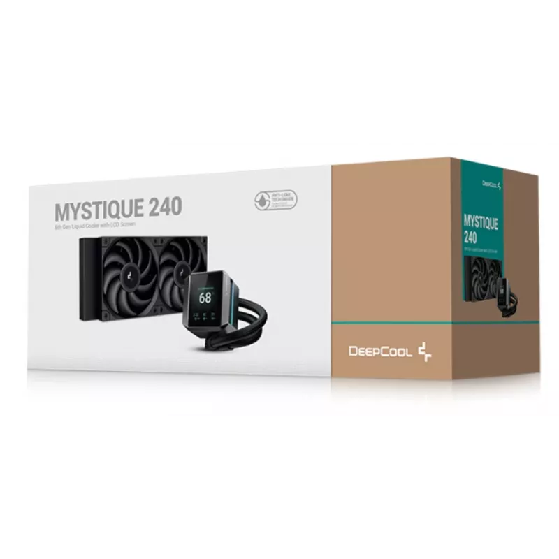 DEEPCOOL Mystique 240 processor All-in-One vloeistofkoeler 12 cm – zwart
