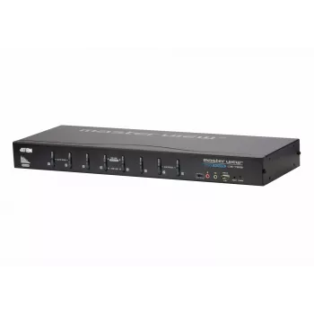 ATEN 8-poorts USB DVI KVM-switch met audio, 2048 x 1536 pixels, QXGA, 4,53 W, zwart