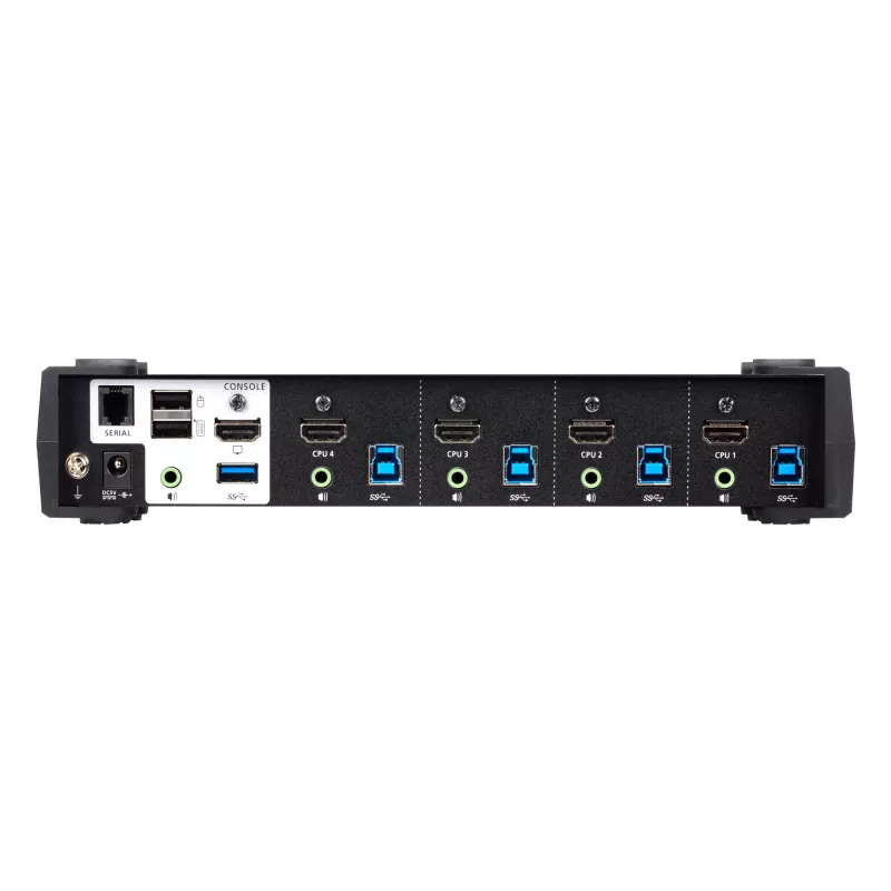 ATEN 4-poorts USB 3.0 4K HDMI KVMP™-switch met audio-mixermodus