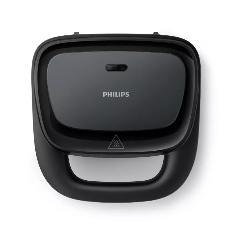Sandwichmaker Philips HD2330/90, 1 sandwich, 750 W, zwart