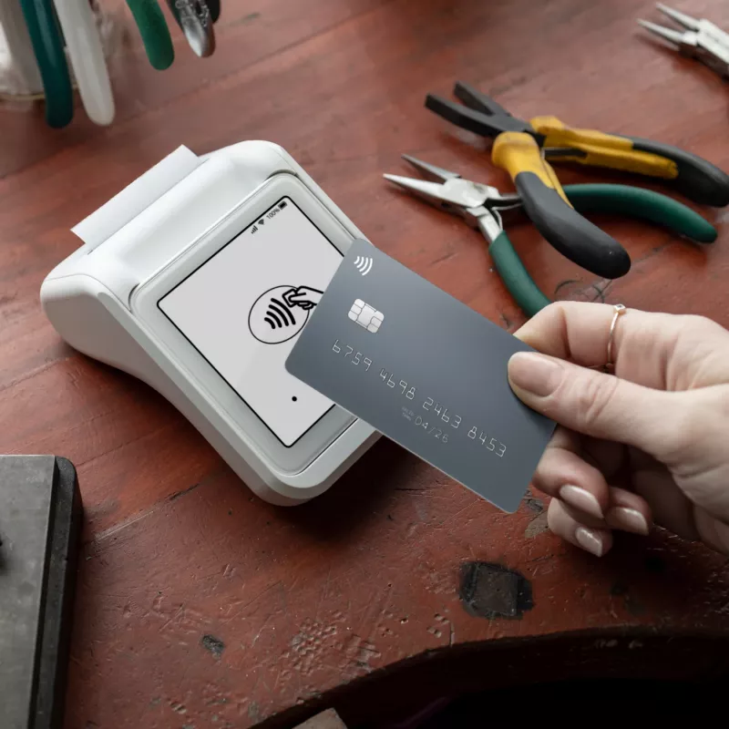 SumUp Solo Printer smart card reader batterij Wi-Fi wit