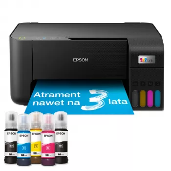 Multifunctionele inkjetprinter Epson EcoTank L3230 — kleurendruk 5760x1440 DPI, A4, kopiëren/scannen 600x1200, 33 ppm, zwart