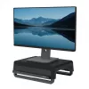 Fellowes computermonitorstandaard met 3 hoogte-instellingen - Breyta monitorverhoger met kabelmanagement - ergonomische, verstelbare monitorstandaard voor computer - max. gewicht 15 kg - zwart