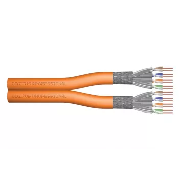 DIGITUS installatiekabel - Cat 7 - S/FTP - AWG 23/1 - duplex - 500m - oranje