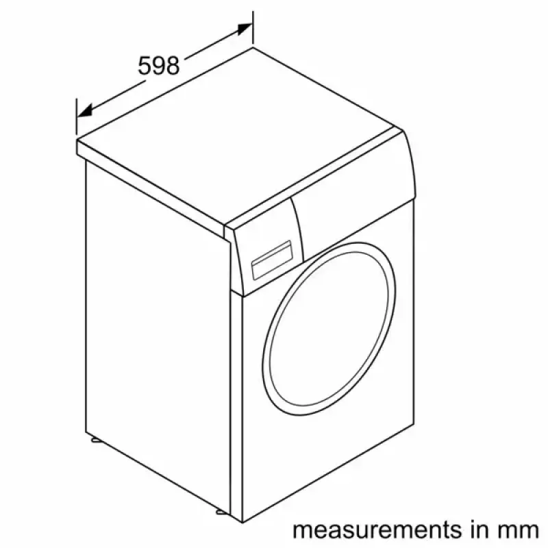 Wasmachine Bosch WGG244ZMSN, frontlader 9 kg, energie-efficiëntieklasse A