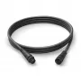 Philips buitenkabel verlengsnoer 2,5 m, stroomkabel, zwart, kunststof, achtertuin, voortuin, tuin, terras, IP67, III