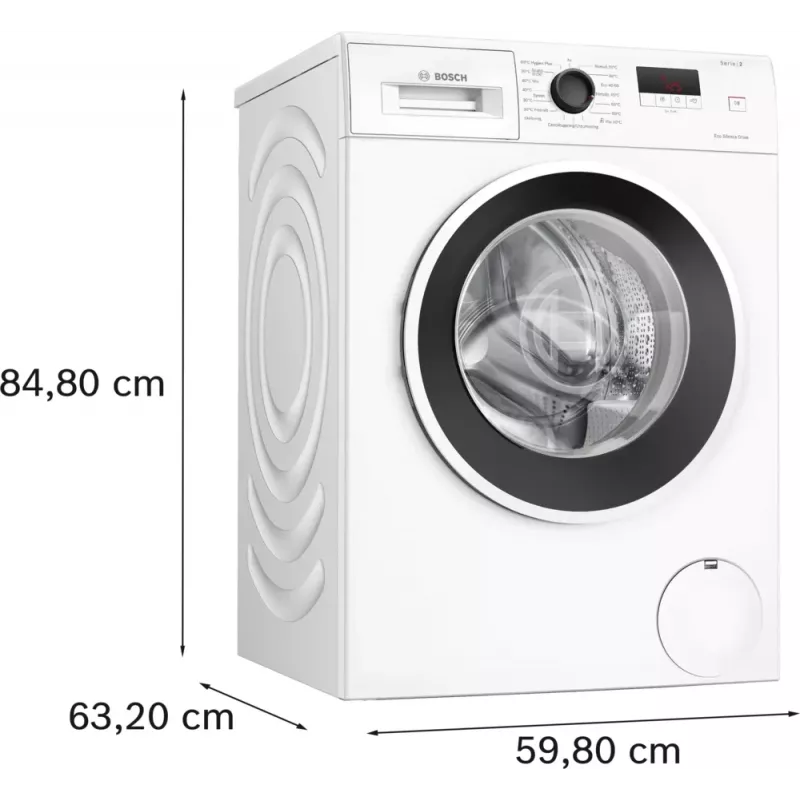 Bosch Serie 2 WGE0240ASN wasmachine frontlader 7 kg 1351 tpm wit