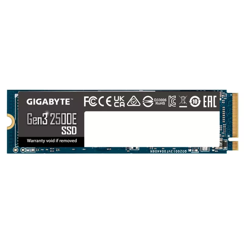 GIGABYTE Gen3 2500E SSD 1 TB M.2 PCI Express 3.0 NVMe 3D NAND