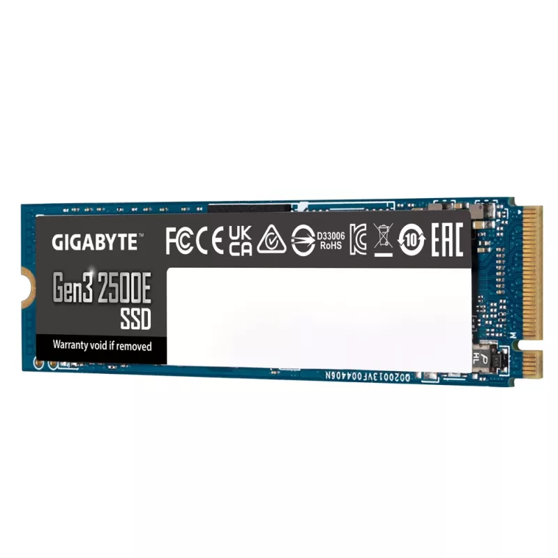 SSD-schijf GIGABYTE 500GB M.2 PCI Express 3.0 NVMe Gen3 2500E