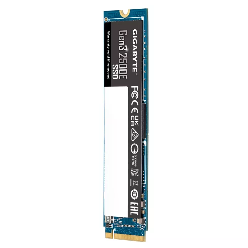 SSD-schijf GIGABYTE 500GB M.2 PCI Express 3.0 NVMe Gen3 2500E