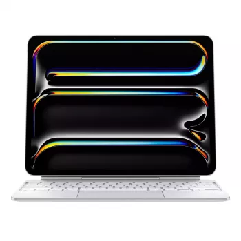Apple Magic Keyboard voor iPad Pro 13 inch M4 Russisch wit draadloos QWERTY trackpad