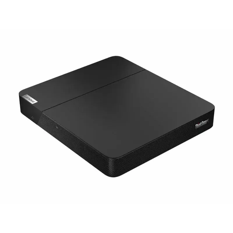 Conferentiecontroller Lenovo ThinkSmart 12QL0004MT voor Zoom, compact zwart apparaat voor vergaderingsbediening