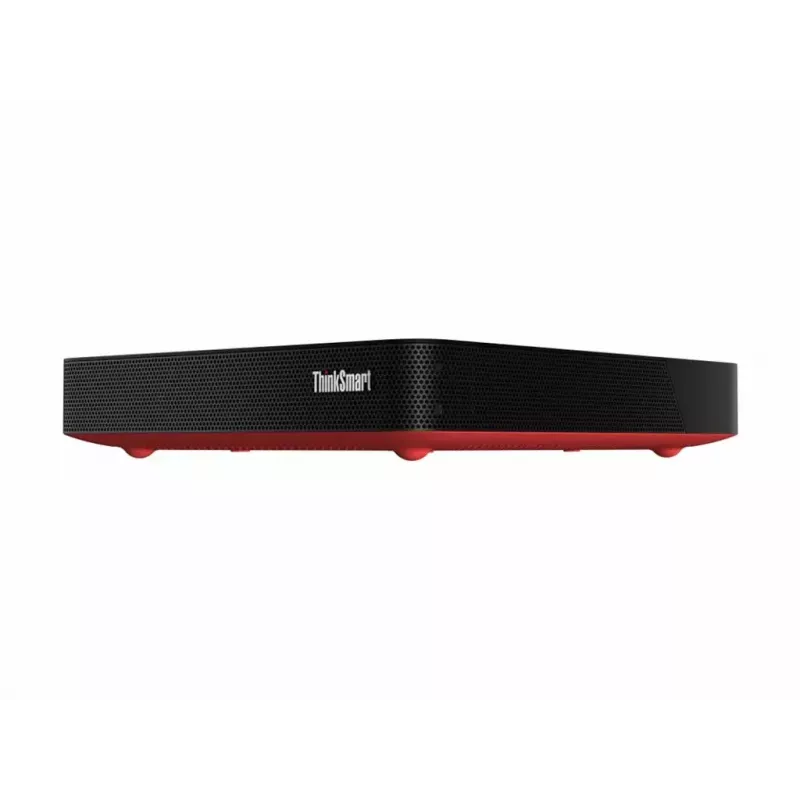 Conferentiecontroller Lenovo ThinkSmart 12QL0004MT voor Zoom, compact zwart apparaat voor vergaderingsbediening
