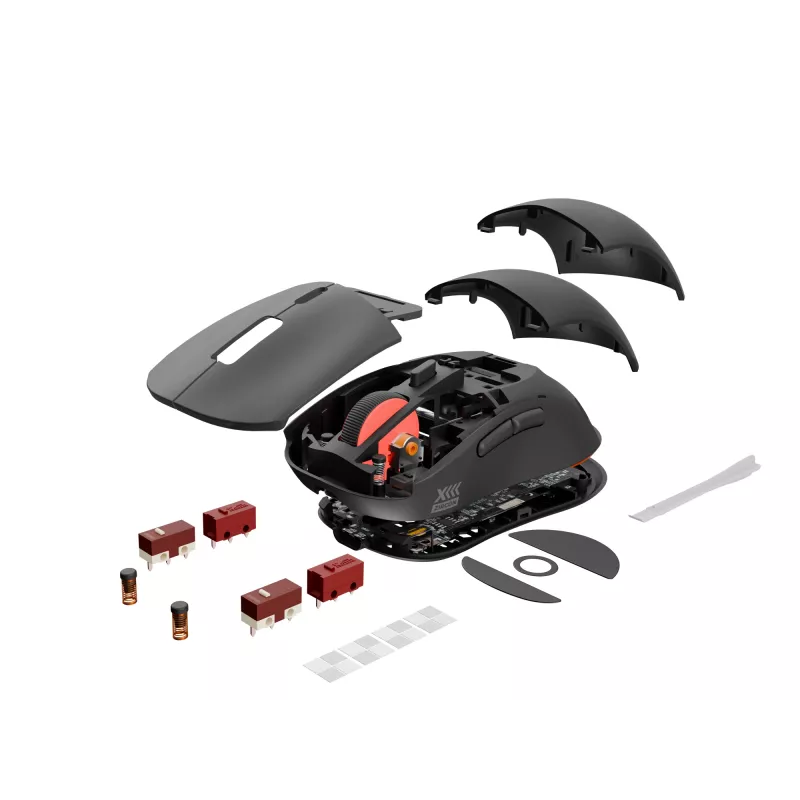 GENESIS Zircon XIII Muis Gaming Ambidextrous RF Draadloos + USB Type-C Optisch 26000 DPI