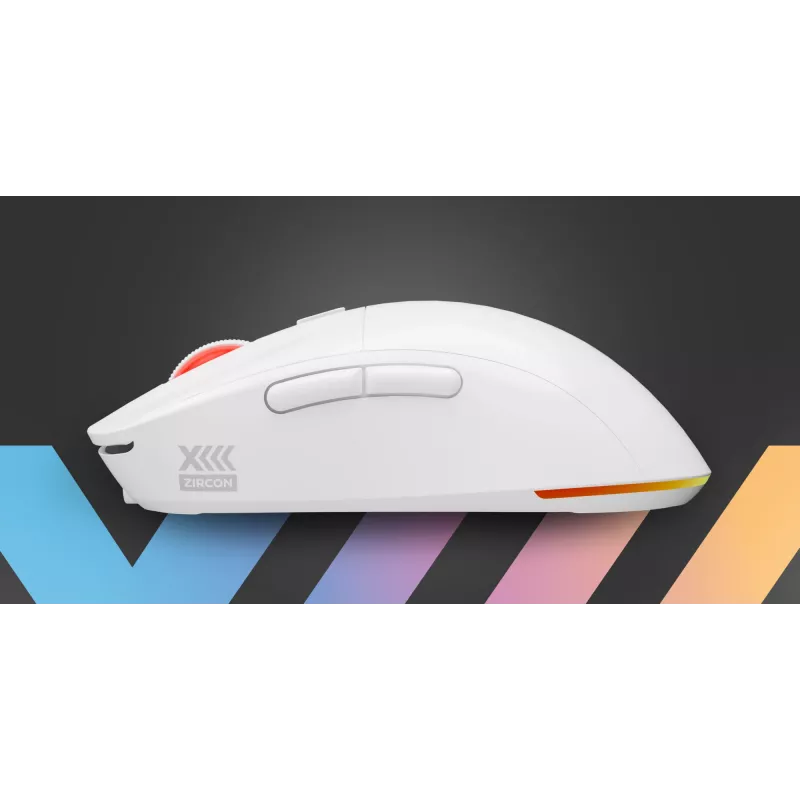GENESIS Zircon XIII Muis Gaming Ambidextrous RF Draadloos + USB Type-C Optisch 26000 DPI