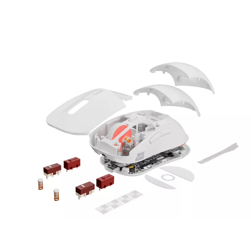 GENESIS Zircon XIII Muis Gaming Ambidextrous RF Draadloos + USB Type-C Optisch 26000 DPI