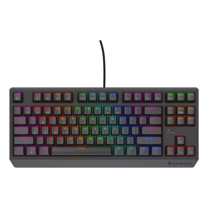 GENESIS Thor 230 TKL Lite Toetsenbord Gaming USB QWERTY Engels zwart