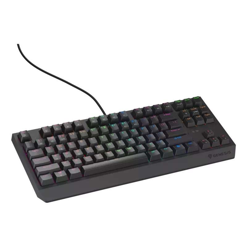 GENESIS Thor 230 TKL Lite Toetsenbord Gaming USB QWERTY Engels zwart