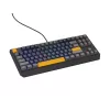 GENESIS THOR 230 TKL Toetsenbord Gaming USB + RF Wireless + Bluetooth QWERTY zwart, blauw, grijs, oranje