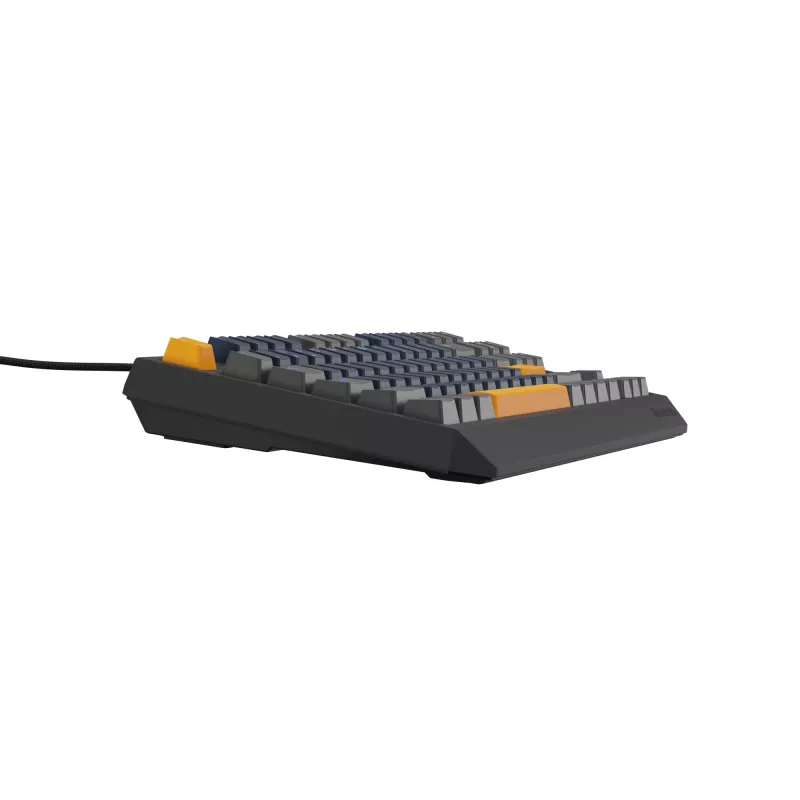 GENESIS THOR 230 TKL Toetsenbord Gaming USB + RF Wireless + Bluetooth QWERTY zwart, blauw, grijs, oranje