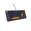 GENESIS THOR 230 TKL Toetsenbord Gaming USB + RF Wireless + Bluetooth QWERTY zwart, blauw, grijs, oranje