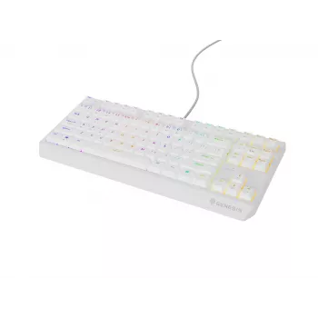 GENESIS Thor 230 TKL Toetsenbord Gaming USB + RF Wireless + Bluetooth QWERTY wit
