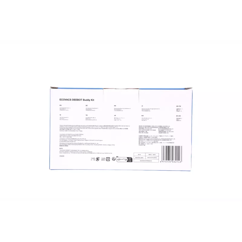 Accessoireset Ecovacs DKT080142 voor robotstofzuiger — vervangingsonderdelenset