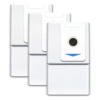 Stofzak Ecovacs DDB030031 voor robotstofzuiger, wit, 3-pack