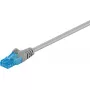 Goobay 55419 patchkabel Cat6a U/UTP, AWG 26/7, 1 m, grijs