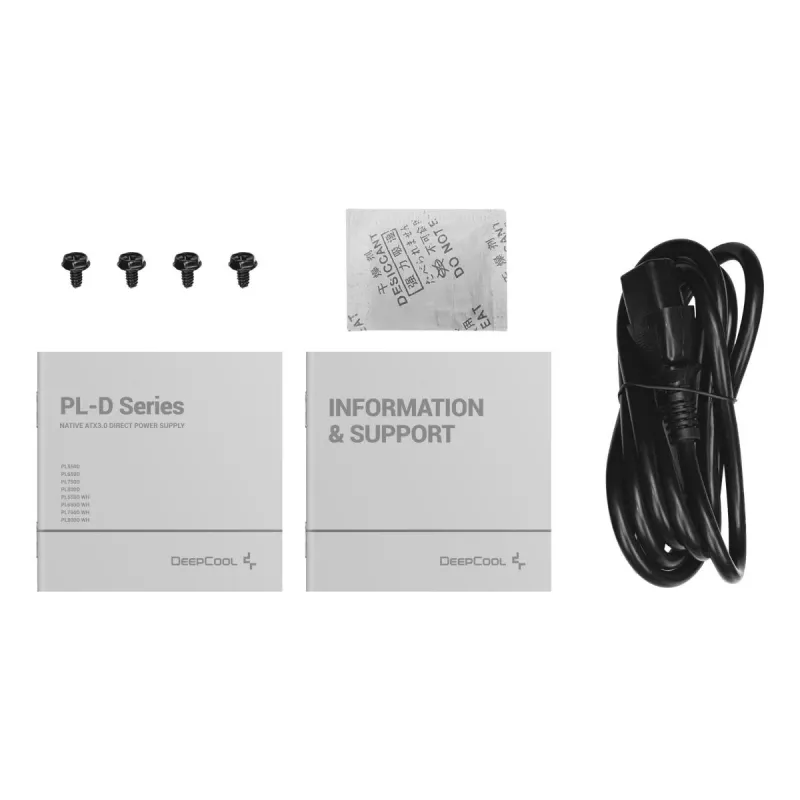 DEEPCOOL Pl650d voeding 650 W 20+4 pin ATX - zwart