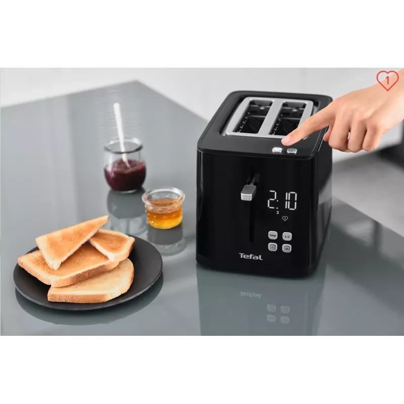 Toaster Tefal TT6408 — 2 sneetjes, 850 W, zwart