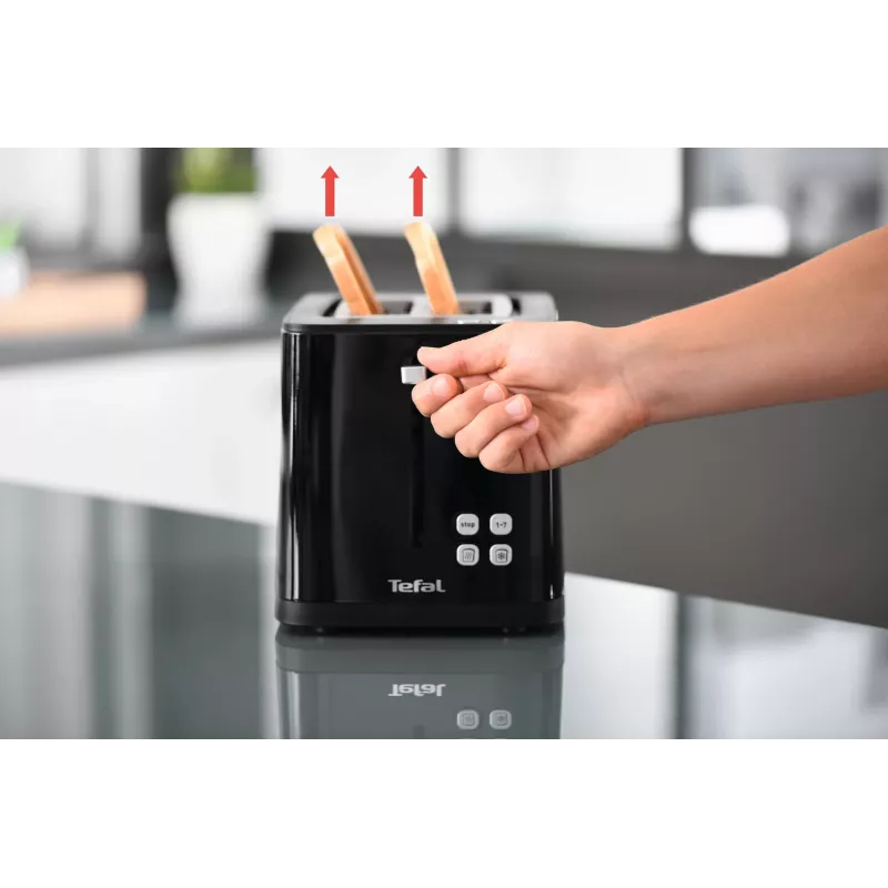Toaster Tefal TT6408 — 2 sneetjes, 850 W, zwart