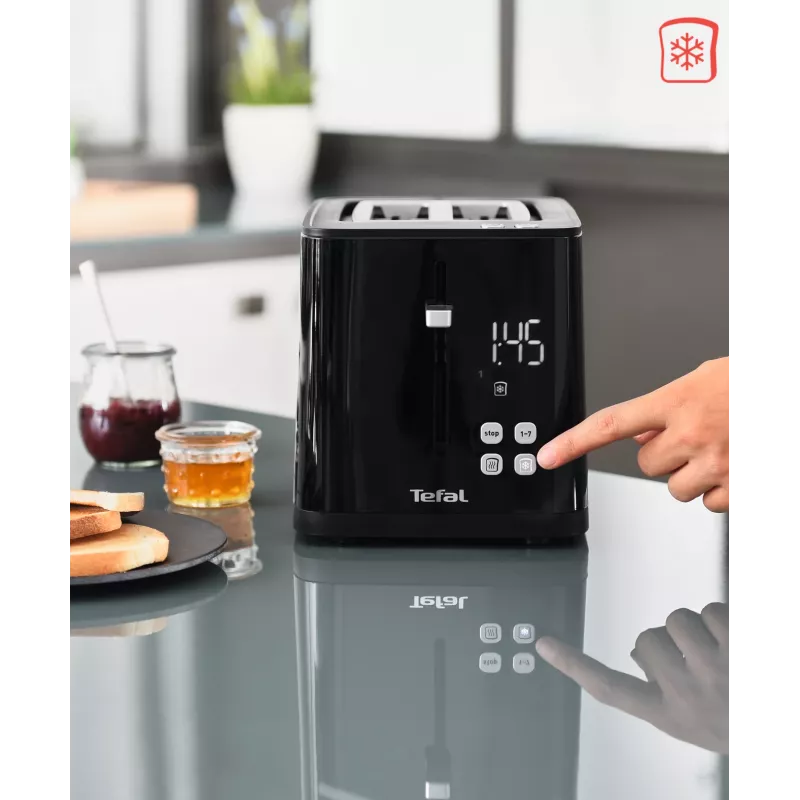 Toaster Tefal TT6408 — 2 sneetjes, 850 W, zwart