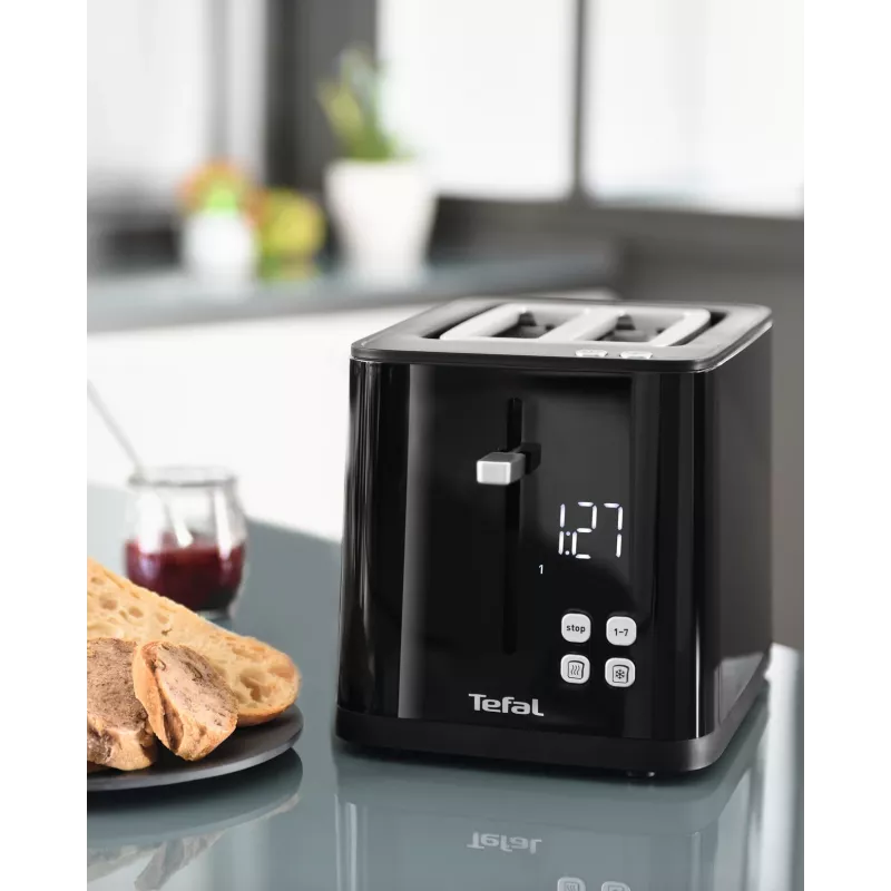 Toaster Tefal TT6408 — 2 sneetjes, 850 W, zwart