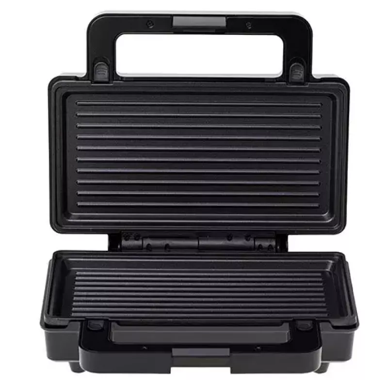 Adler AD 3073 2-in-1 tosti-ijzer, 1000 W, roestvrij staal/zwart