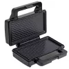 Adler AD 3073 2-in-1 tosti-ijzer, 1000 W, roestvrij staal/zwart