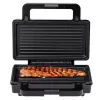Adler AD 3073 2-in-1 tosti-ijzer, 1000 W, roestvrij staal/zwart