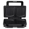 Adler AD 3073 2-in-1 tosti-ijzer, 1000 W, roestvrij staal/zwart