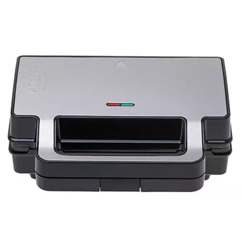Adler AD 3073 2-in-1 tosti-ijzer, 1000 W, roestvrij staal/zwart