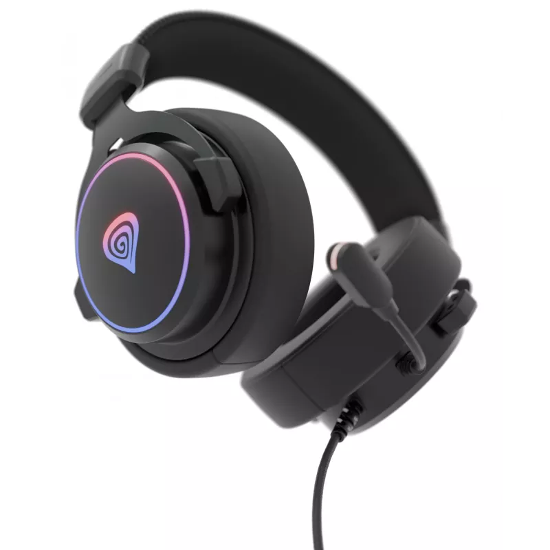 GENESIS Neon 764 headset bedrade gaming-headset met hoofdband USB Type-A zwart