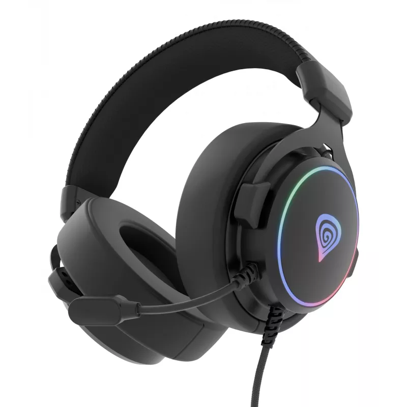GENESIS Neon 764 headset bedrade gaming-headset met hoofdband USB Type-A zwart