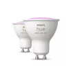 Philips Hue White and Colour Ambience GU10 – slimme spot – (2-pack)