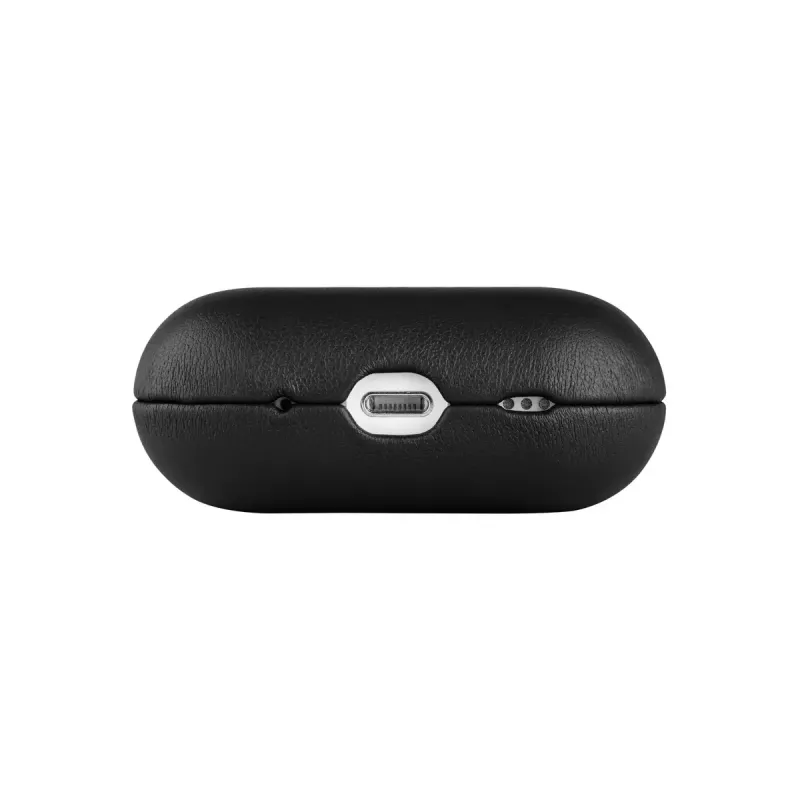 Leren beschermhoes FIXED FIXLPM-999-BK voor oordopjes met MagSafe-ondersteuning, zwart