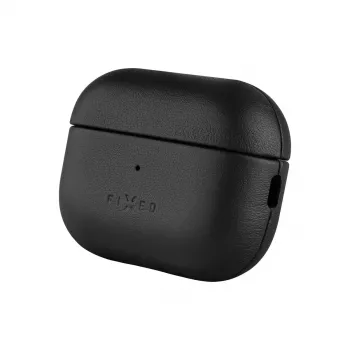 Leren beschermhoes FIXED FIXLPM-999-BK voor oordopjes met MagSafe-ondersteuning, zwart