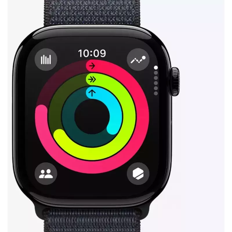 Smartwatch Apple Watch Ultra 2 GPS + Cellular 49 mm titanium behuizing naturel met Tan Alpine Loop, medium